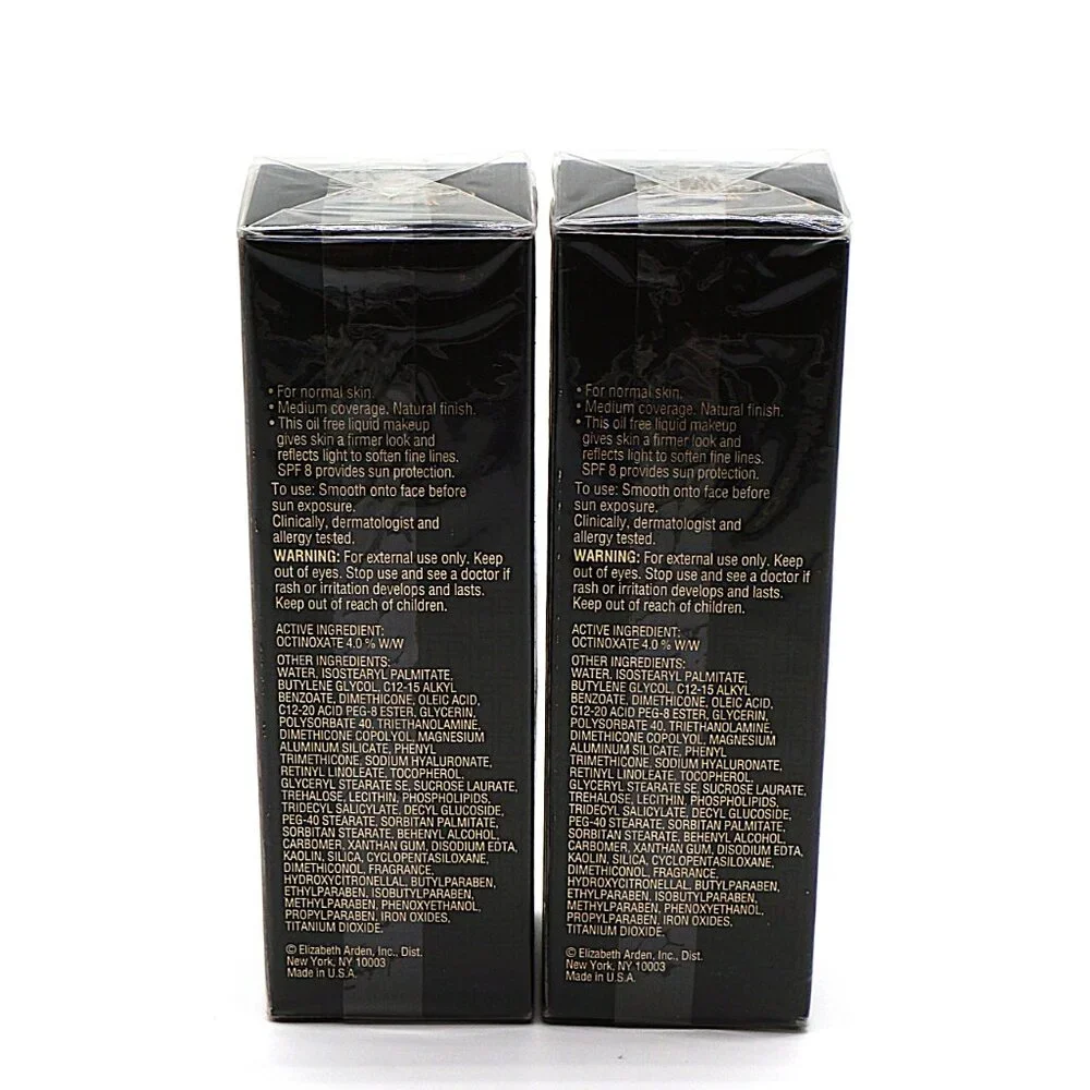 2x Elizabeth Arden Flawless Finish 54 Warm Cappuccino SPF8 NEW
